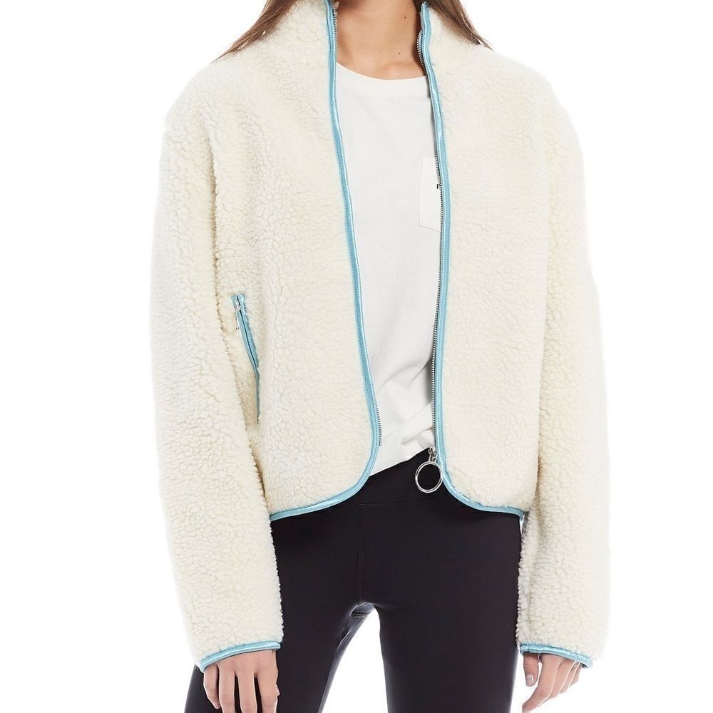 Ivory Ella Teddy Bear Jacket C50